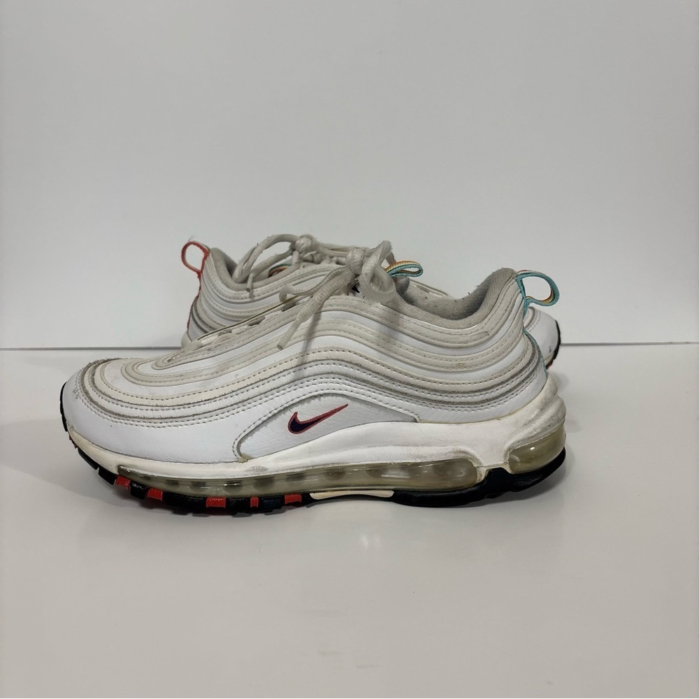 Nike Air Max 97
'Summit White/Siren Red-Black' Sneakers. Size 8 - Picture 1 of 6